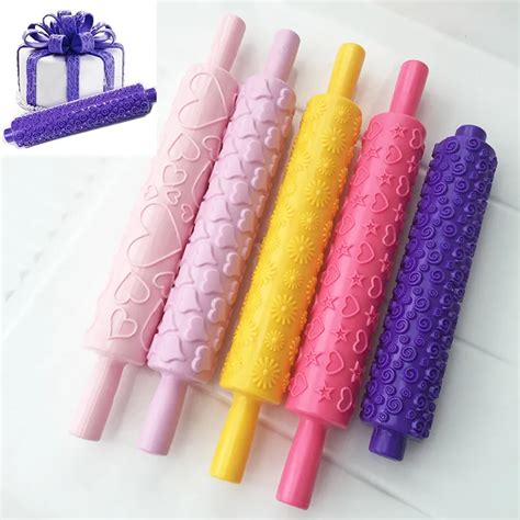 Cake Tool 1piece Wilton Rolling Pin Daisy Different Patterns Baking