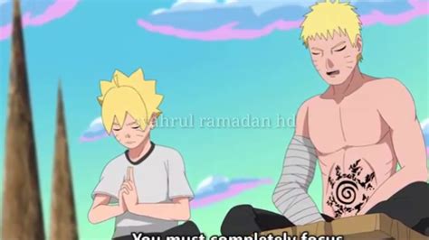 Naruto Teaches Boruto Sage Mode Animationboruto Episode Fan Youtube