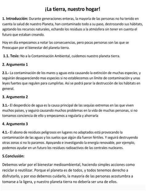 Ejemplo De Texto Argumentativo Con Tesis Argumento Y Conclusion By