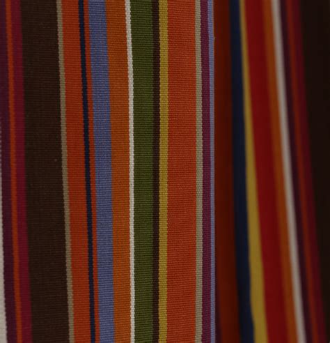 Buy Stripe Cotton Fabric Multi Color Thoppia