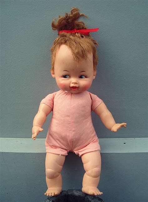 Ideal Vintage 1960s Pebbles Doll ~ The Flintstones สูง 15