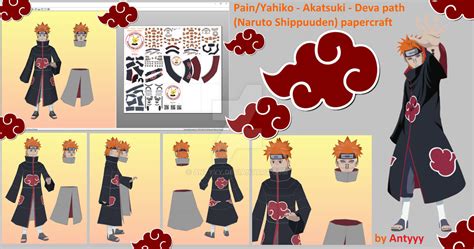 Pain Deva Path Yahiko Naruto Papercraft By Antyyy On Deviantart