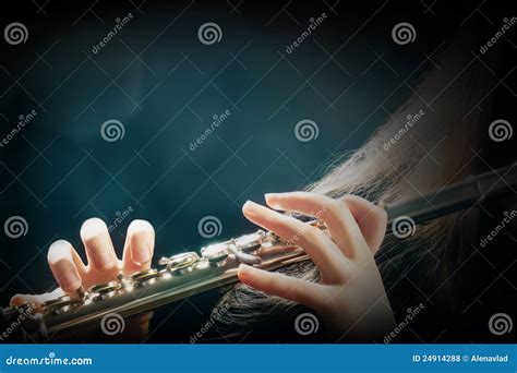 Orchestra Instruments Flute Stock Photo Image Of Instrument Flautist