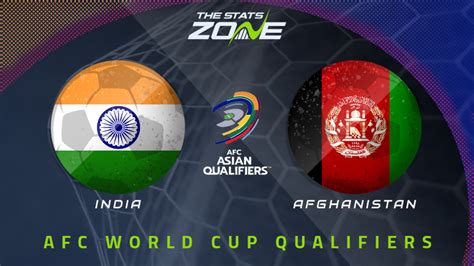 Fifa World Cup 2022 Afc Qualifiers India Vs Afghanistan Preview