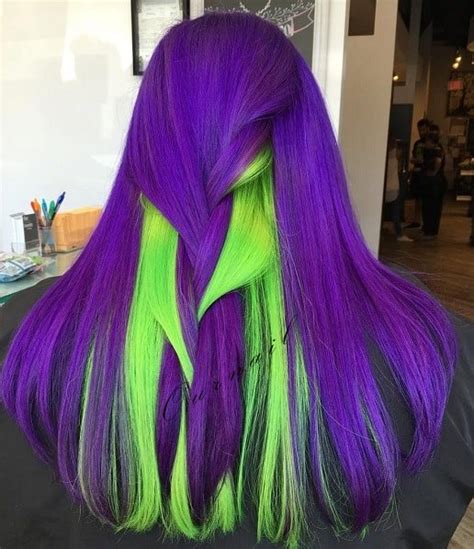 2019 Beautiful Blue And Purple Hair Color Ideas