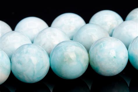 12mm Genuine Hemimorphite Light Blue Beads Grade Aa Natural Etsy