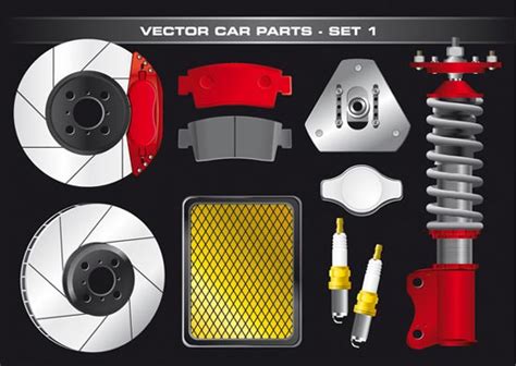 Auto Parts Vector At Collection Of Auto Parts Vector