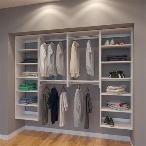 Turn any wall into a. Modular Closets 8 FT Closet Organizer System - 96 inch ...