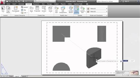 Autocad Create A Section View Of A 3d Model That Was Created In Autocad