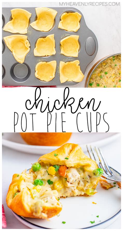 Chicken Crescent Roll Pot Pie Cups Easy Chicken Pot Pie Pot Pie