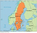 Suécia - 9°MB: Bandeira e localização