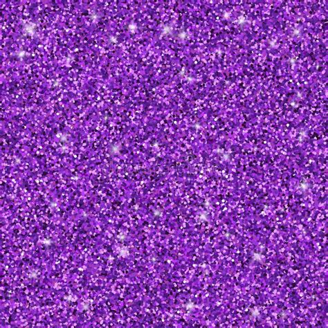 Purple Glitter Seamless Pattern Vector Texture Stock Vector