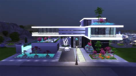 Utopia Into The Future Luxury Mansion By Bellusim At Mod The Sims 4