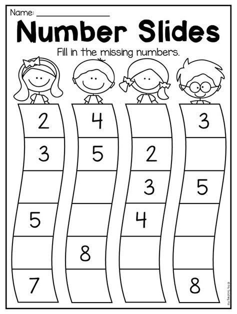 Kindergarten Worksheet Numbers 1 100