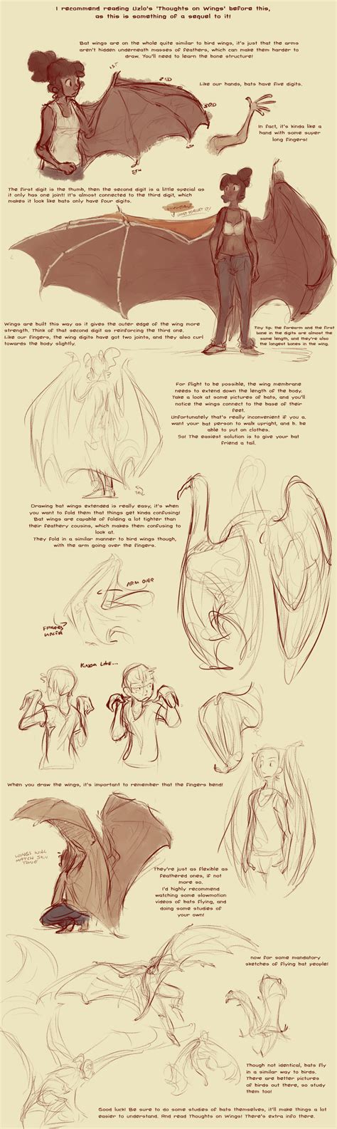 Bat Wing Tutorial By Harrie Art Reference Poses Drawing People