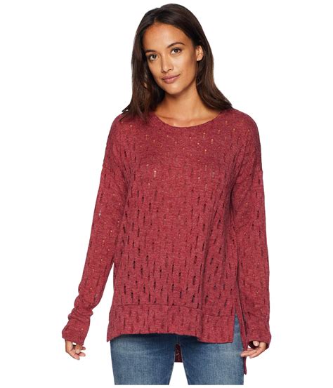 Lyst Mod O Doc Distressed Sweater Knit Boxy Drop Shoulder Sweater In