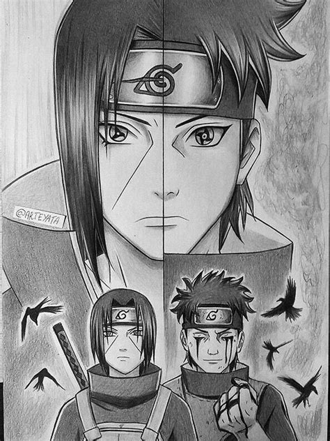 Itachi And Shisui Naruto Anime Sasuke De Naruto Shippuden Itachi Uchiha