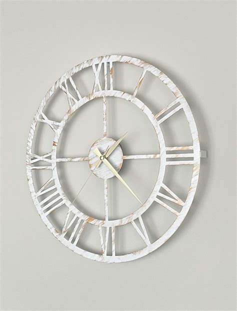 Classico Wall Clock Antique White Antaquia