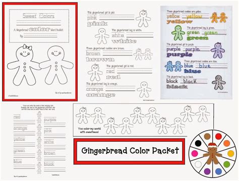 Gingerbread Color Games & Activitries Packet - Classroom Freebies | Classroom freebies ...