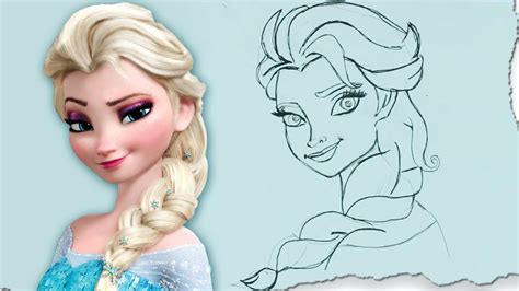How To Draw Elsa From Frozen By Hooplakidz Doodle Drawing Tutorial