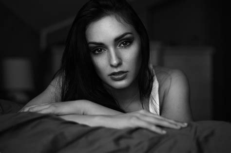 Face Black Women Monochrome Model Portrait Long Hair Looking At Viewer Photography
