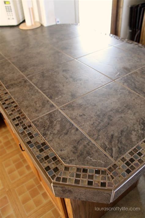 Kitchen Makeover Final Reveal Part One Tile Countertops Diy Tile