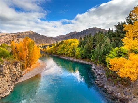 Landscape Wallpaper Hd Emerald River Queenstown New