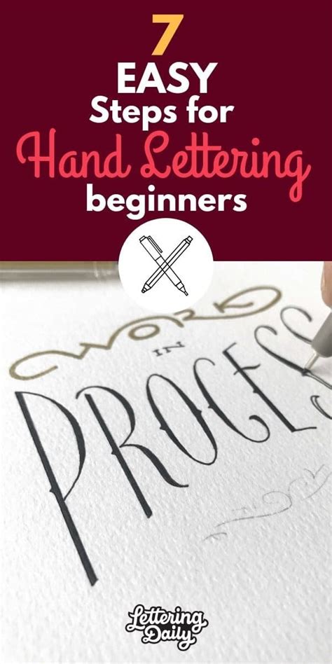 Hand Lettering For Beginners Tutorial 8 Easy Steps Lettering Daily