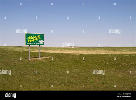 North Dakota Welcome Sign High Resolution Stock Photography And Images