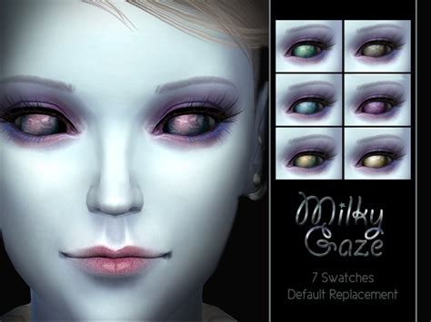 Milky Gaze Alien Eyes By Kurosims At Tsr Sims 4 Updates
