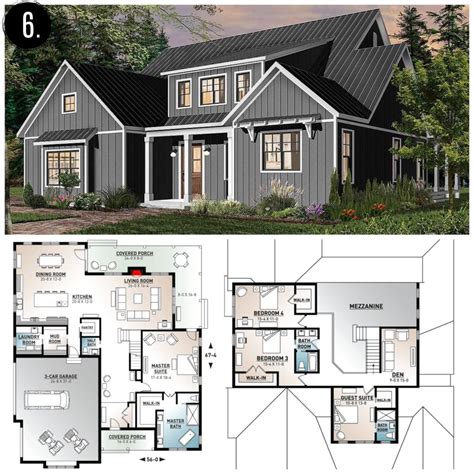 10 Amazing Modern Farmhouse Floor Plans Rooms For Rent Blog