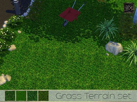 Grass Terrain Set By Theeaax At Tsr Sims 4 Updates