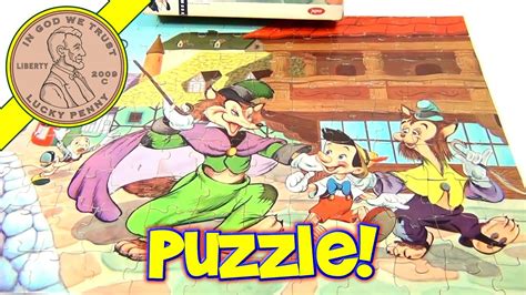 Disney Pinocchio Vintage Jaymar Jigsaw Puzzle J Worthington