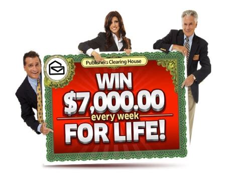 publishers clearing house win 7000 a week for life sweepstakes jenns blah blah blog pch