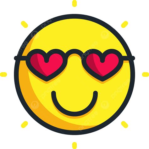 Amor Emoji Cara Icono Png Icono Emoji Enamorado Png Y Vector Para