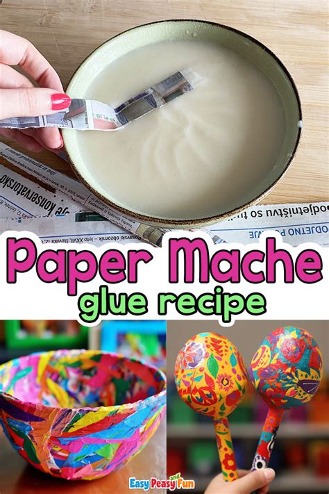 How To Make Paper Mache Glue Recipe And Tips Easy Peasy And Fun
