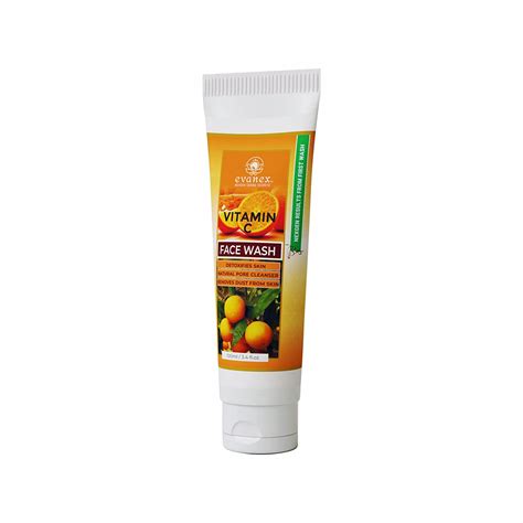 Evanex Vitamin C Face Wash 100ml For Skin Brightening Reduces