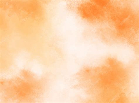 Premium Vector Orange Pastel Watercolor Background