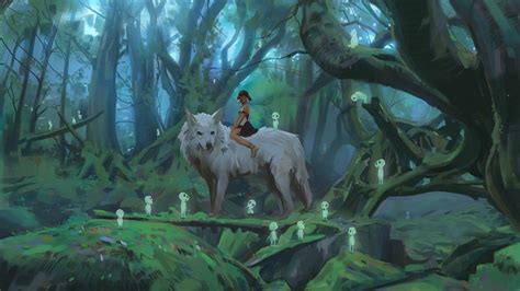 Mononoke Hime Wallpapers Wallpaper Cave