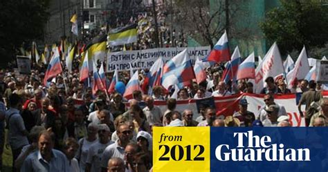 Russia Protests Tens Of Thousands Voice Opposition To Putins