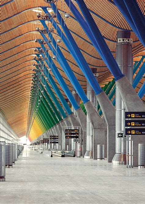 Richard Rogers Architects Terminal 4 Madrid Barajas Airport