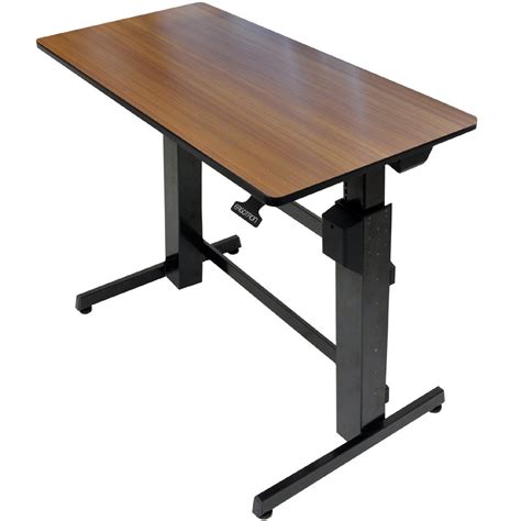Fully raised, it stands at 51.3″ high, which is just about perfect for my 5′ 10″ frame. Standing Desk Ergotron 24-271-927 WorkFit-D
