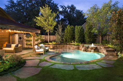 View Backyard Landscaping Ideas With Jacuzzi  Garden Design