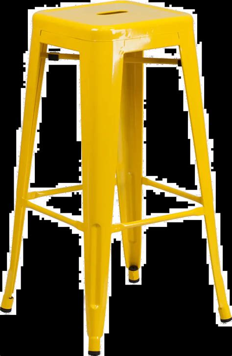 Yellow Metal Stackable Bar Stool Rc Willey