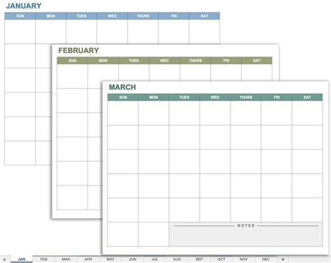 Blank One Month Calendar Template Template Calendar Design