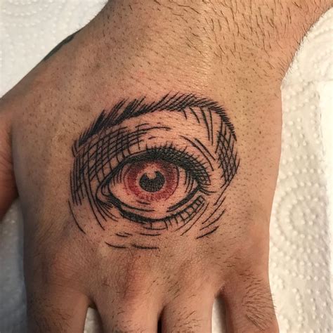 Red Eye Tattoo By Berker Ozekmek From Istanbul Stagram