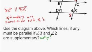 Converse Of Same Side Interior Angles Theorem Proof Tutorial Pics
