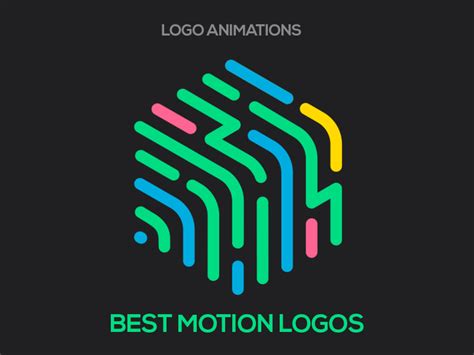 The Logo For Best Motion Logos Which Features Colorful Lines And Dots