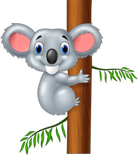 Happy Cartoon Koala Stock Vector Illustration Of Funny 60505835