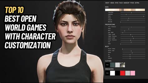 Top 10 Best Open World Games With Character Customization Youtube